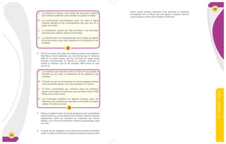 22
3. Entre las teorías del origen del Universo existe una llamada el
Big-Bang o Gran explosión, que nos plantea que el Universo
salió de un único punto, que fue una bola de fuego donde
estaban concentradas la materia y energía. Teniendo en
cuenta lo anterior, una de las pruebas más firmes de esta
teoría es:
2
A. La petición de deseos, pues todas las personas creemos
que nuestras palabras a las estrellas se pueden cumplir.
B. Las predicciones astronómicas, pues sin duda el signo
zodiacal ubicado en las constelaciones dice que nos va a
pasar en la vida.
C. La orientación, puesto que han permitido a las personas
ubicarse para realizar diversos recorridos.
D. La relación entre las constelaciones con el estado de ánimo
de las personas, pues todo depende de la ubicación de las
estrellas.
3
A. La exactitud que tenemos sobre la fecha en que surgió el
Universo y, por ende, el nacimiento de los planetas y las
estrellas.
B. El hecho de que en los planetas de nuestra galaxia existían
seres humanos iguales a los que estamos en la Tierra.
C. El firme conocimiento que tenemos sobre las primeras
épocas de la vida en el Universo, que nos hacen tener al Big
Bang como única teoría.
D. Los materiales similares de algunos cuerpos como los
planetas y las estrellas que nos hacen ver posible un origen
similar de todos los seres.
4. Vamos a analizar cada una de las preguntas que respondimos
anteriormente y, con la asesoría del profesor, damos nuestros
argumentos sobre las opciones de respuesta que hemos
elegido, con el fin de incrementar nuestros aprendizajes cada
vez más.
5. A partir de las imágenes y las teorías que hemos aprendido
sobre el origen del Universo creamos una historia nueva sobre
23
6°-Unidad1-Guía1
cómo surgió nuestro Universo. Esta actividad la debemos
acompañar con un dibujo que nos ayude a explicar nuestra
nueva postura sobre cómo surgió el Universo.
 