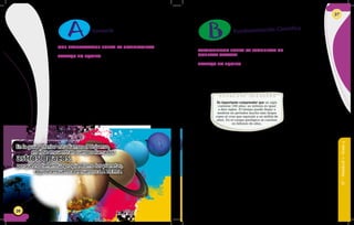 26
NOS PREGUNTAMOS SOBRE LA COTIDIANIDAD
TRABAJO EN EQUIPO
Cada vez conocemos más sobre el universo, aunque todavía falta
mucho por descubrir.
1. Respondemos las siguientes preguntas:
a. ¿Por qué los planetas son redondos, ¿por qué no pueden
ser cuadrados?
b. Alguna vez hemos escuchado los nombres de los planetas,
¿cuáles recordamos?
c) ¿De dónde surgió el nombre de los planetas?
Compartimos las respuestas con el profesor con el fin de
reconocer nuestros aprendizajes y cómo aplicamos nuestros
saberes previos.
Recordemos…
Vivencia
26
6°-Unidad1-Guía2
27
Fundamentación Científica
APRENDIENDO SOBRE LA INMESIDAD DE
NUESTRA GALAXIA
TRABAJO EN EQUIPO
Para aprender sobre el Universo, las galaxias, nuestro Sistema
Solar y nuestro planeta, es importante comprender que éstos
existen miles de millones de años antes de que se formara el
primer ser humano.
1. De las personas que conocemos, ¿alguna ha llegado a vivir
más de un siglo?, ¿cómo creemos que sería si pudiéramos
vivir un milenio o un cron?, ¿qué pasaría si viviéramos un
milenio o un cron?
La edad del universo está estimada entre 10 mil o 15 mil millones
de años. Dentro de él, están las galaxias, sistemas solares y
planetas cuyas edades están entre los 4.500 millones de años y
los 5.000 millones de años. Estudiemos la vida de nuestra galaxia,
es decir, de la Vía Láctea.
Es importante comprender que un siglo
contiene 100 años, un milenio es igual
a diez siglos. El tiempo puede llegar a
medirse en períodos mucho más largos
como el cron que equivale a un millón de
años. En el campo geológico se cuentan
en billones de años.
 