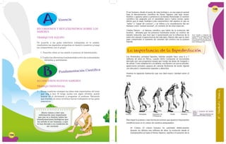 154
ALCANCEMOS NUEVOS SABERES
TRABAJO INDIVIDUAL
1. En mi cuaderno consigno las ideas más importantes del texto
que voy a leer. Si tengo dudas con algún término, puedo
buscar en el diccionario y preguntar al profesor. Recuerdo
que muchos de estos términos fueron trabajados en las guías
anteriores.
Fundamentación Científica
Vivencia
RECORDEMOS Y REFLEXIONEMOS SOBRE LOS
SABERES
TRABAJO EN EQUIPO
De acuerdo a las guías anteriores trabajadas en la unidad,
resolvemos las siguientes preguntas en nuestro cuaderno y luego
las compartimos con el grupo:
1. Describo cómo se fue dando el proceso de hominización.
2. Explico las diferencias fundamentales entre las comunidades
nómadas y sedentarias.
Ahora vamos a leer una
información muy importante
que nos va a ilustrar sobre las
transformaciones biológicas que
ha sufrido el ser humano, y que
lo han llevado a su condición de
ser racional.
154
6°-Unidad2-Guía4
155
El ser humano, desde el punto de vista biológico, es una especie animal
bajo la denominación científica de Homo Sapiens (del latín homo:
hombre y sapiens: sabio) y pertenece a la familia Hominidae. El nombre
científico fue asignado por el naturalista sueco Carlos Linneo quien
afirmó que el rasgo biológico más característico del sapiens es que es
“sabio” o “capaz de conocer”, y se refiere a la consideración del ser
humano como “animal racional”, al contrario de las otras especies.
Charles Darwin – el famoso científico que habló de la evolución del
hombre - afirmaba que los primeros homínidos tenían un cerebro de
tamaño reducido, que tuvo que ir aumentando por la influencia de la
selección natural o supervivencia del más apto. Darwin dijo que la clave
para comprender el aumento de volumen del cerebro era la postura
bípeda.
La importancia de la Bipedestación
Figura 1: Evolución del hombre
bípedo.
Fuente: http://es.wikipedia.org/
wiki/Evoluci%C3%B3n_humana
Texto tomado y adaptado de:
Cronos (2012, 10 de junio).Homo
sapiens y homo. [Mensaje de
foro]. Recuperado de: http://foro.
forosmexico.com/showthread.
php?t=265&page=566
Los Homínidos, primates bípedos, habrían surgido hace unos 6 o 7
millones de años en África, cuando dicho continente se encontraba
afectado por una progresiva sequía que redujo las áreas de bosques y
de selvas. Como adaptación a la sabana, una llanura con pocos árboles,
aparecieron primates capaces de caminar fácilmente de modo bípedo
(en dos pies) y mantenerse erguidos o derechos.
Veamos la siguiente ilustración que nos dará mayor claridad sobre el
tema:
Para lograr la postura y marcha erecta tuvieron que aparecer importantes
modificaciones en el cuerpo de nuestros antepasados:
 Cráneo. El cráneo humano ha cambiado drásticamente
durante los últimos tres millones de años. La evolución desde el
Australopithecus hasta el Homo Sapiens, significó el aumento de la
Gibbon Orangutan Gorila HombreEsqueleto de
Chimpanzee
 