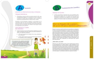 168
Vivencia
ANALIZO LA CIENCIA EN MI VIDA COTIDIANA
TRABAJO INDIVIDUAL
1. Si intentaras recordar desde tus primeros años de vida, muy
probablemente llegarías a la conclusión de que el contexto o
el entorno en donde vives ha cambiado, pues el territorio se
transforma constantemente de manera lenta o rápida.
Partiendo de esta afirmación, pregunto a una persona de mi
comunidad cuáles han sido los principales cambios que nuestro
entorno ha tenido con el pasar del tiempo y qué consecuencias han
provocado para las personas que vivimos en este lugar. Escribo
sus respuestas en mi cuaderno.
EXPLOREMOS EL SABER
RECORDEMOS
2. Como se puede ver en el recuadro anterior, el hombre tuvo como
origen el continente africano, según esto podría reflexionar en
torno a las siguientes preguntas:
a. ¿Por qué la aparición del hombre fue en este continente y
no en América?
b. ¿Cuál o cuáles serán las razones que hicieron que el hombre
se trasladara a otros continentes?
168
En las guías de esta unidad has aprendido
y construido conocimiento sobre el origen,
evolución y transformaciones del hombre.
Como bien sabes, los estudios realizados por
los científicos, han determinado que el hombre
apareció en el continente africano.
6°-Unidad2-Guía5
169
TRABAJO EN EQUIPO
1. Leemos con atención el siguiente texto que nos hablará sobre
los principales cambios que tuvo nuestro planeta durante la
Prehistoria. Escribimos en el cuaderno los conceptos más
importantes de la lectura y los definimos con nuestras propias
palabras. Si tenemos dudas, las aclaramos con el profesor.
Fundamentación Científica
Vivir en tiempos de cambios...
Un gran reto para nuestros antepasados
Pensar en la manera en que los hombres de la actualidad nos adaptamos
al clima y a los cambios del planeta no es sencillo, pues como podemos
ver por los medios de comunicación o nuestras propias experiencias, a
pesar de los muchos avances de la ciencia y la tecnología, la naturaleza
parece imposible de someter completamente a las actividades humanas.
Pero estos cambios en el planeta han sucedido durante miles de años
y han transformado la vida de las personas del pasado y del presente.
Durante los períodos de la Prehistoria también se dieron una serie de
cambios en nuestro planeta que alteraron a nuestros antepasados y que
debemos conocer para comprender las consecuencias que tuvieron
para estas personas.
¡Sólo hielo a la vista!
Desde hace unos 700 millones de años se han registrado bajos extremos
en las temperaturas de nuestro planeta, a estos fenómenos se les
denominan glaciaciones y han producido el congelamiento de gran parte
de los mares y los sectores más cercanos a los polos de los continentes.
Estas glaciaciones han tenido diversas duraciones y características; pero
de las que poseemos mayor cantidad de información, son sobre aquellas
que ocurrieron cuando nuestros antepasados -como el Australopithecus
o el Homo sapiens- ya habitaban en parte de la superficie terrestre.
 