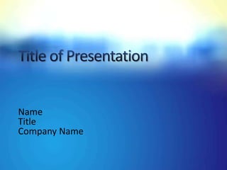 Name
Title
Company Name
 