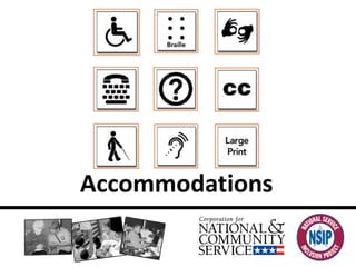 Accommodations 