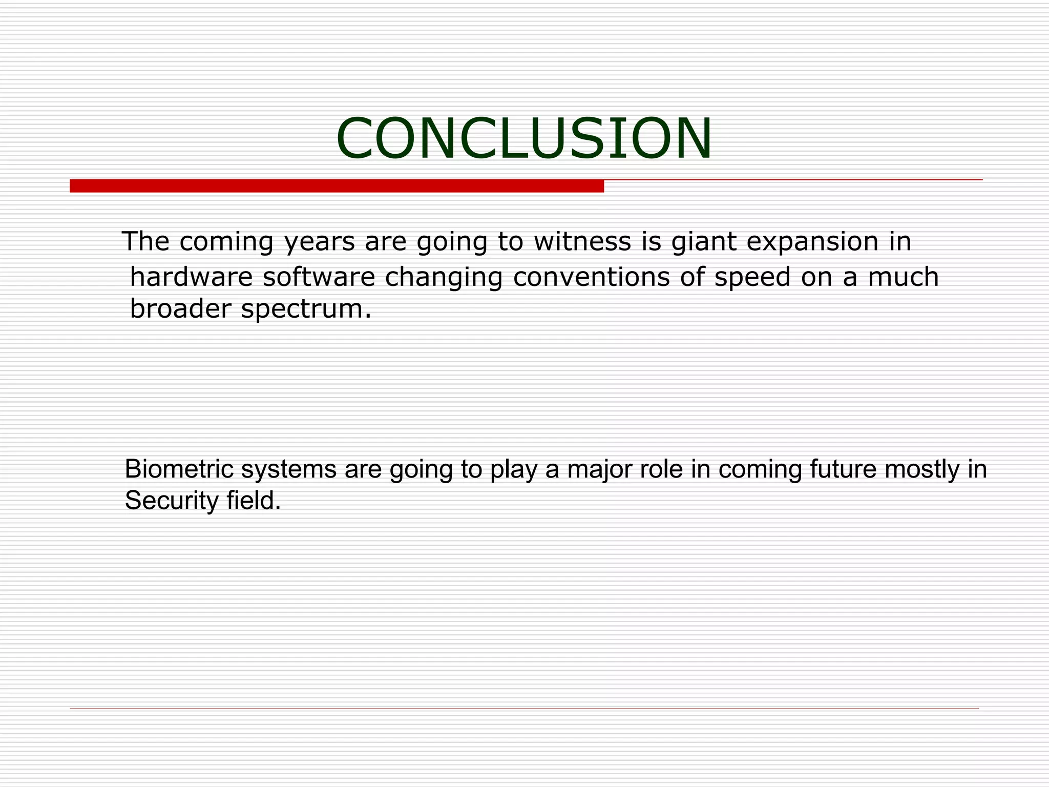 1 spattern matching using biometric techniques