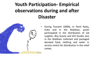 Disaster management & youth participation | PDF