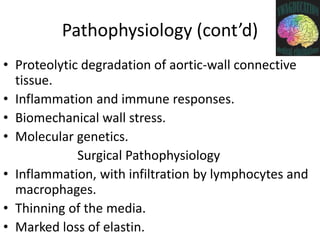 Abdominal Aortic Aneurysms | PPTX