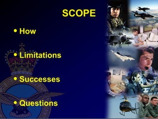 SCOPE How Limitations Successes Questions 