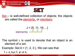 Language of Sets | PDF | Educational Assessment | Education