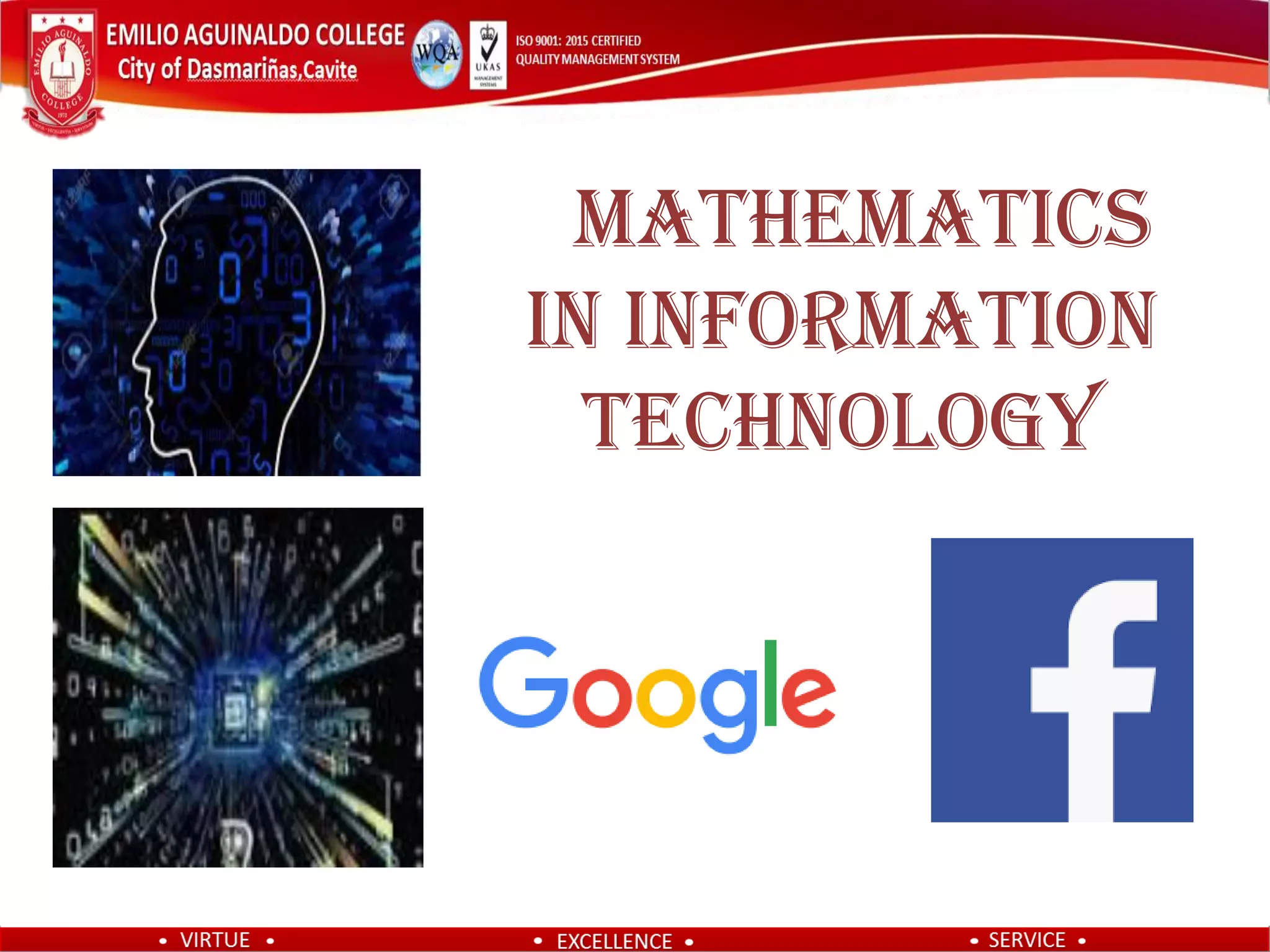 Mathematics
IN Information
technology
 