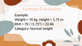 1st-Year-BMI.pptx FOR FIRST YEAR COLLEGE | PPTX