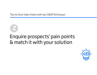 Proven B2B Techniques to Close Sales Faster | PPT