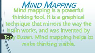 MIND MAPPING
 