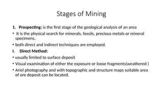 Comprehensive Overview of the Stages of Mining Process and Techniques ...