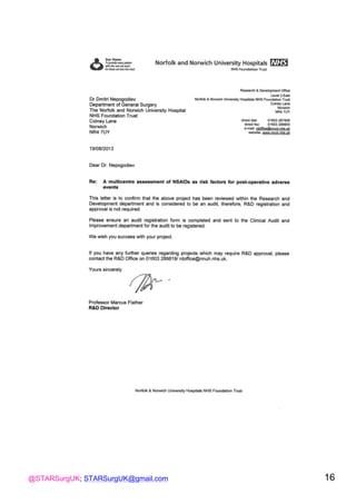 @STARSurgUK; STARSurgUK@gmail.com 16
 
