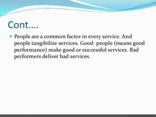 1st chapter service management