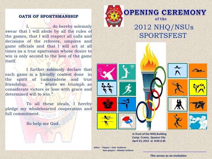 Sample Invitation Intramurals Choice Image - Invitation 