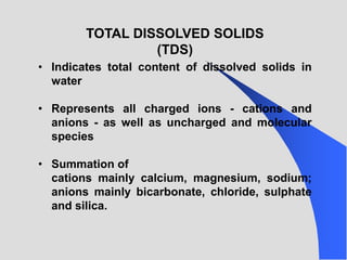 Total Solids Water Treatment Basic process discription | PPT