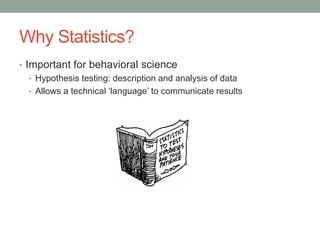 Behavioral Statistics Intro lecture | PDF