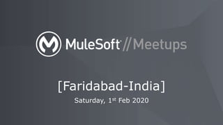 Saturday, 1st Feb 2020
[Faridabad-India]
 
