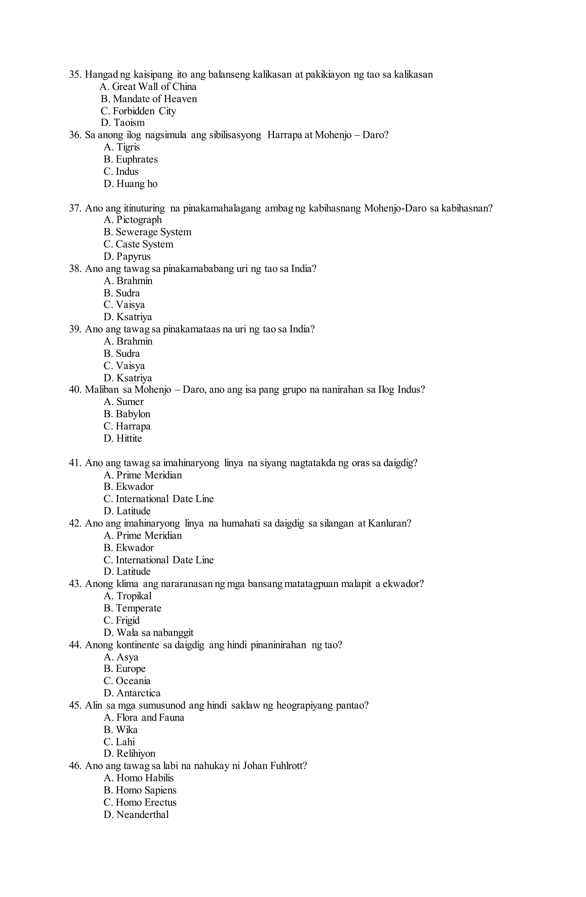 1st Grading Exam 2020 G8 Pdf