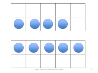 Gr 1: Double Ten Frames: Counting On/All 10
 