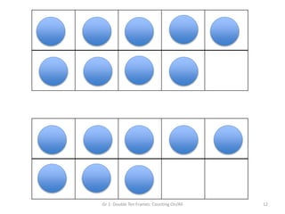 Gr 1: Double Ten Frames: Counting On/All 12
 