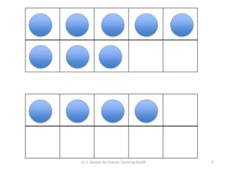 Gr 1: Double Ten Frames: Counting On/All 3
 