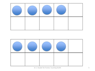 Gr 1: Double Ten Frames: Counting On/All 5
 