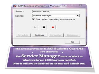 1st Improvement in SAP B1 - Service Manager