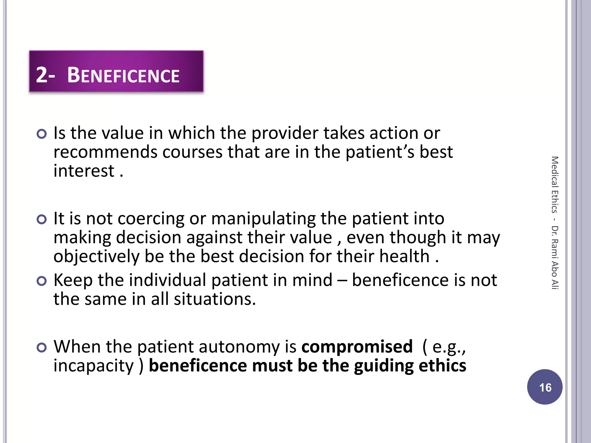 introduction to medical ethics and bioethics | PPTX