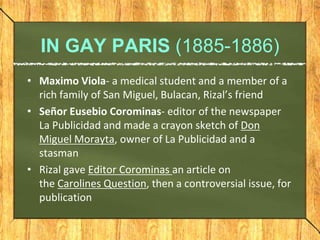 1st journey of rizal | PPTX