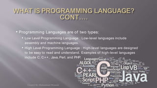 Introdcution to C Language | PPT