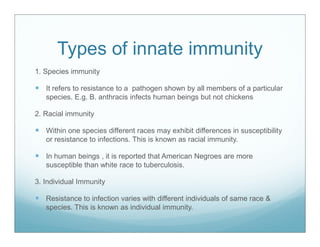 Types of Immunity and cells | PDF