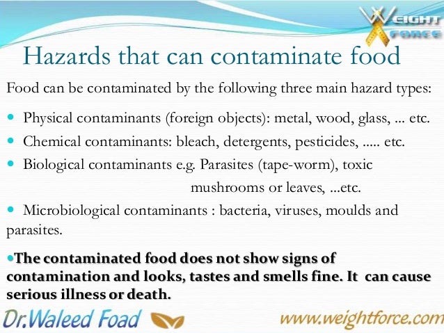 What Substance Can Result In Chemical Contamination Of Food What Substance Can Result In Chemical Contamination Of Food