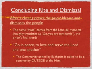 Mass (Religious Studies)- What is Mass? | PPT