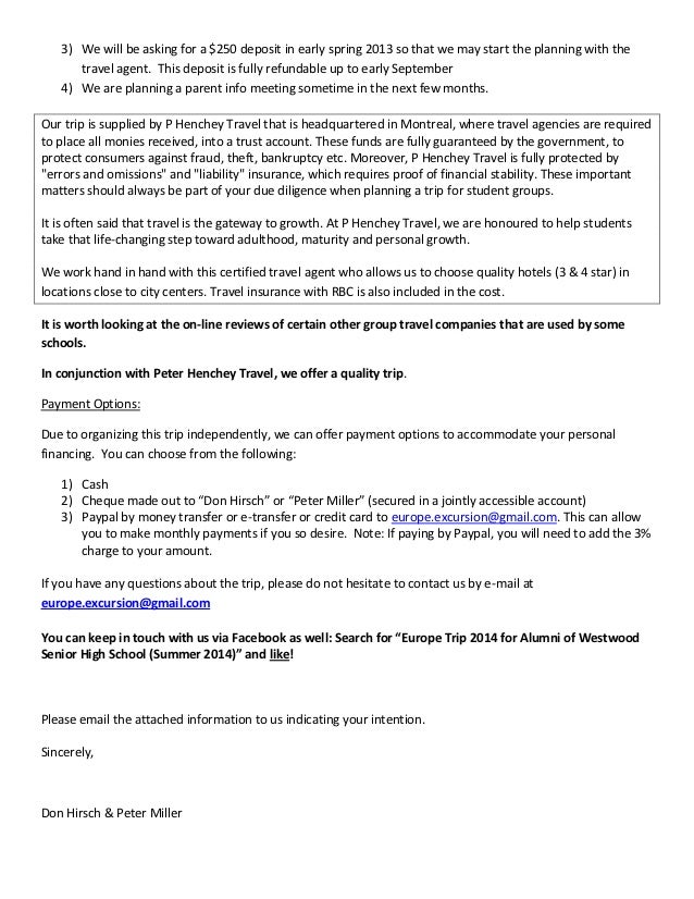 Parents On Trip Guardianship Letter Parents On Trip Guardianship Letter