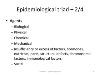 Concept of disease causation | PPTX