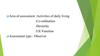 Functional Task Analysis Scale Functional assessment scale.pptx
