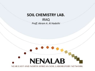 SOIL CHEMISTRY LAB.
IRAQ
Proff. Akram A. Al Hadethi
 