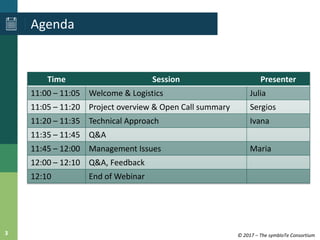 Open Call Slide Webinar on 1st Open Call - slideset | PPTX