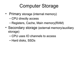 Comprehensive Overview of Computer Hardware Components and Storage ...