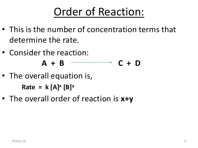 Show That In A First Order Reaction First order complex reaction