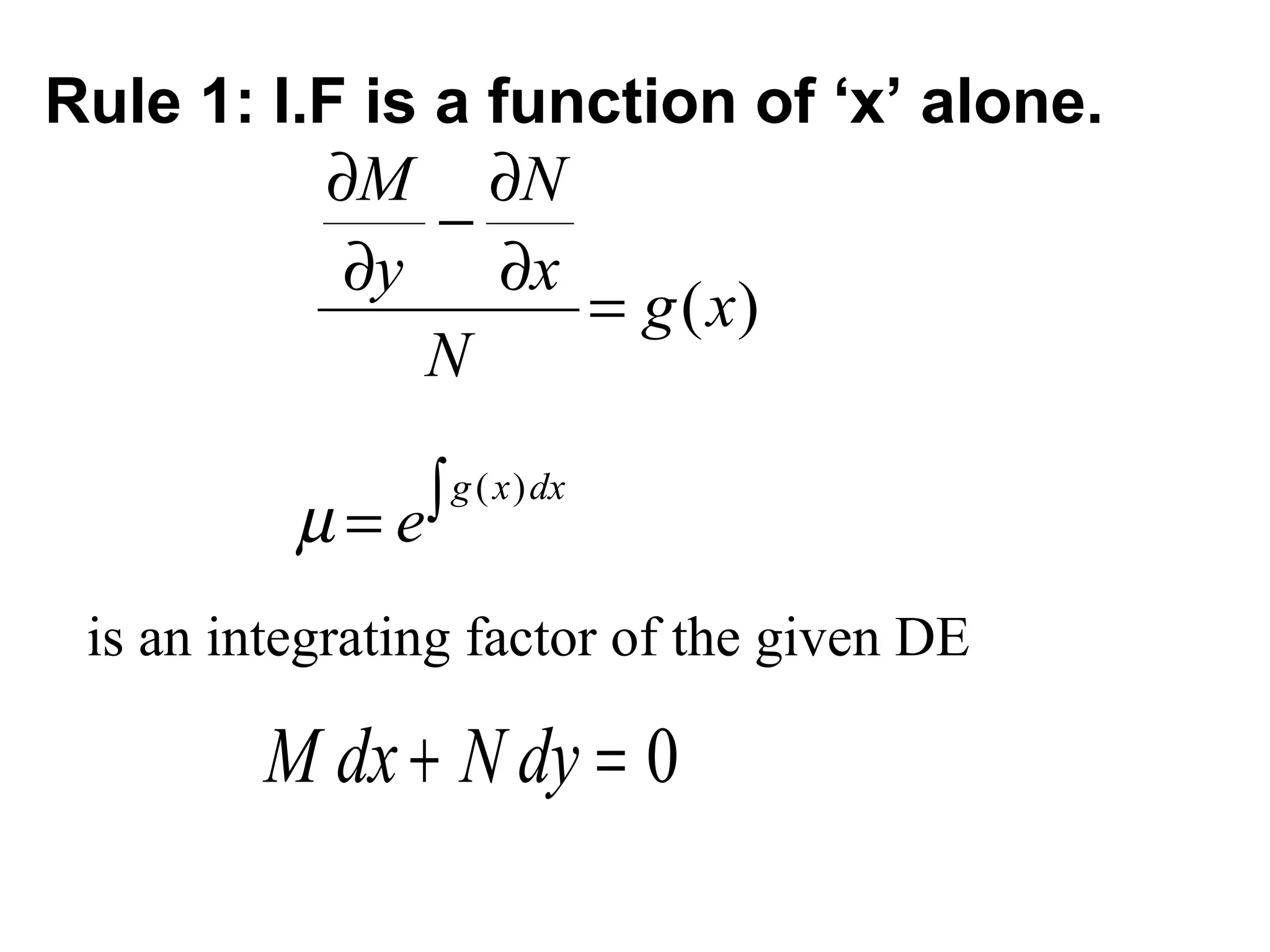 1st order differential equations | PPT