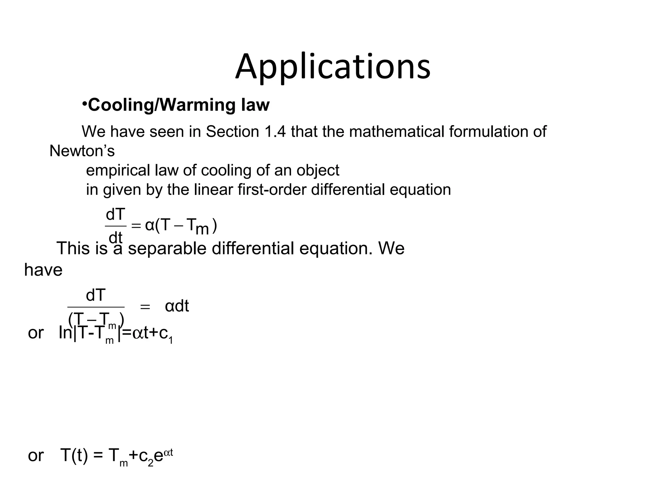 1st order differential equations | PPT