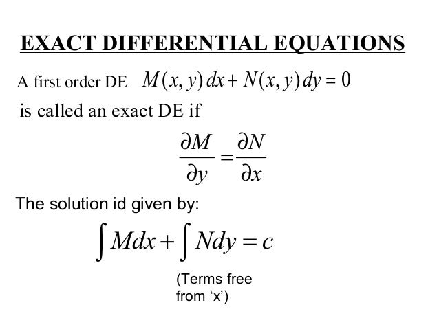 what is the meaning of ordinary differential equations