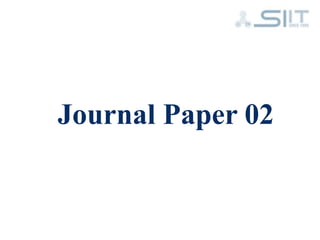Journal Paper 02
 