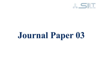 Journal Paper 03
 