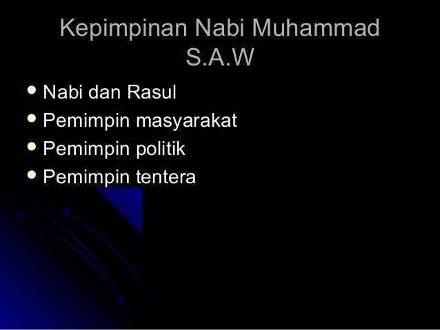 Ciri-ciri Tamadun Islam