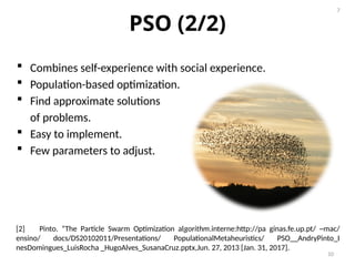Bio inspired techniques and swarm intelligence | PPTX