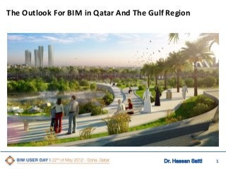 The Outlook For BIM in Qatar And The Gulf Region

Dr. Hassan Satti

1

 