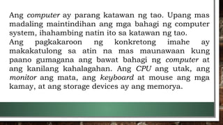 1st QUARTER Week 1 Lesson 2-EPP 4 ICT MATATAG CURRICULUM LESSON ...